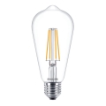 LED Glödlampa VINTAGE Philips ST64 E27/7W/230V 2700K