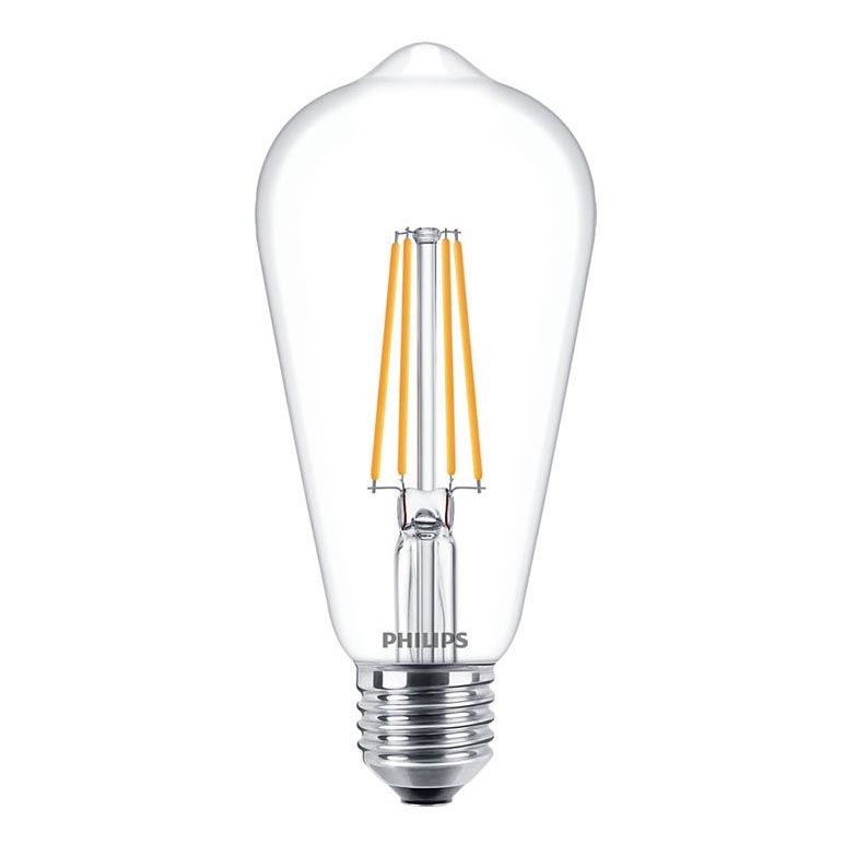 LED Glödlampa VINTAGE Philips ST64 E27/7W/230V 2700K