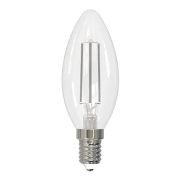 LED glödlampa WHITE FILAMENT C35 E14/4,5W/230V 3000K