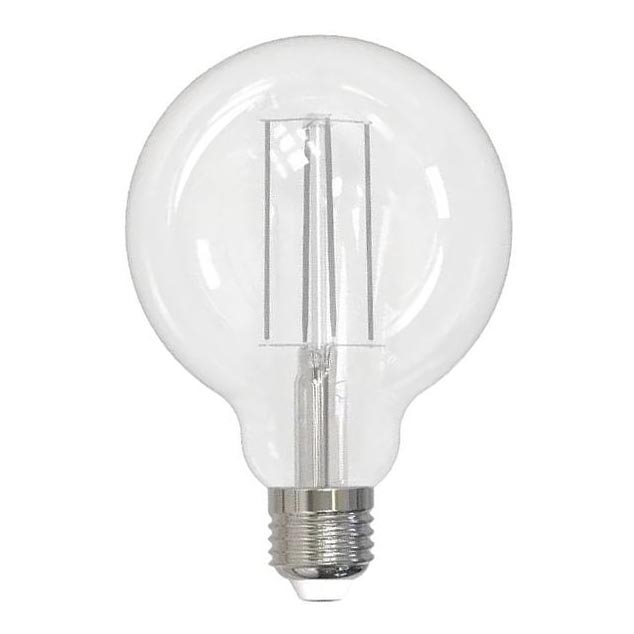 LED glödlampa WHITE FILAMENT G95 E27/13W/230V 3000K