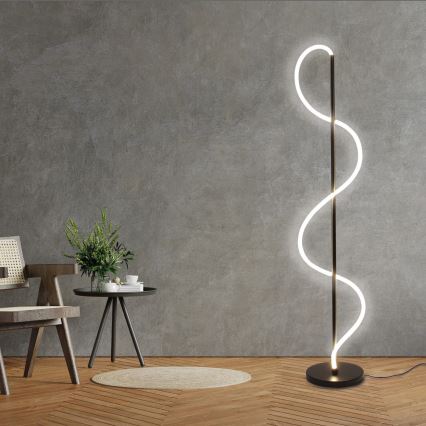 LED golvlampa EMMA LED/36W/230V svart