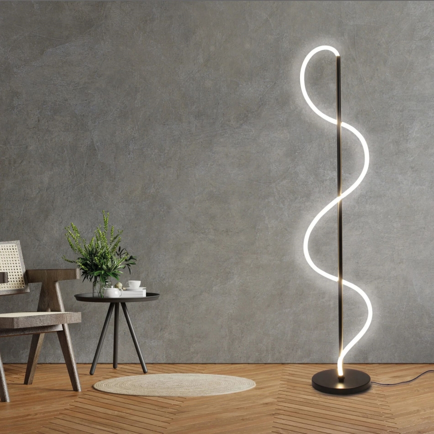 LED golvlampa EMMA LED/36W/230V svart