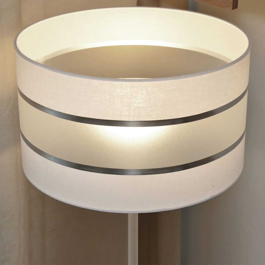 LED Golvlampa  HELEN 1xE27/15W/230V vit