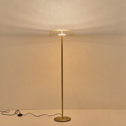 LED golvlampa LED/10W/230V 3000K guld