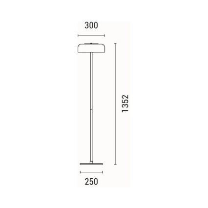 LED golvlampa LED/8W/230V 3000K