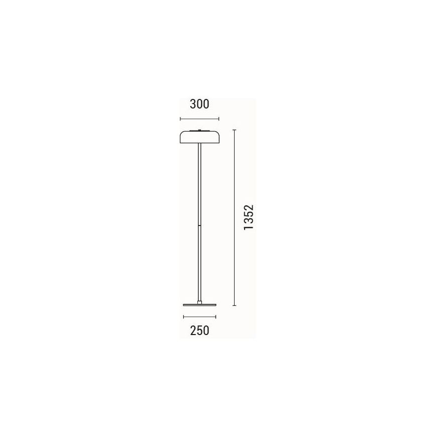LED golvlampa LED/8W/230V 3000K