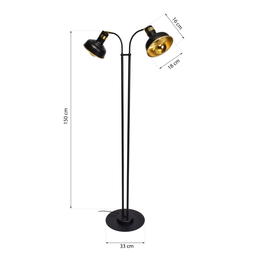 LED Golvlampa MARGO 2×LED/5.5W/230V