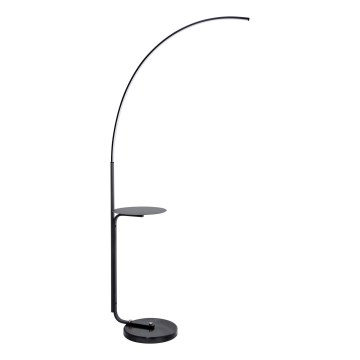 LED golvlampa med bord LED/20W/230V 3000-6500K svart