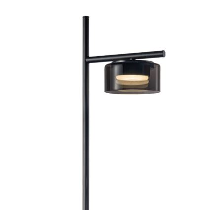 LED-golvlampa OFELIA 1xGX53/6W/230V svart/rökfärgad