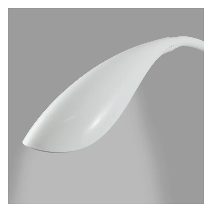 LED Golvlampa SWAN LED/6,5W/230V vit