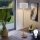 LED-golvlampa TUNJA 1x E27/20W/230V Ø 38 cm guld/vit