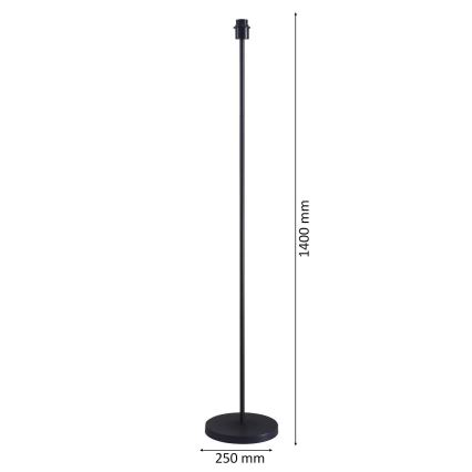LED-golvlampa TUNJA 1x E27/20W/230V Ø 38 cm svart/vit