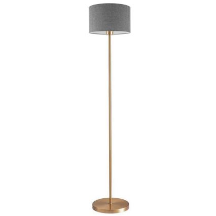 LED-golvlampa TUNJA 1xE27/20W/230V Ø 30 cm guld/grå