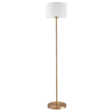 LED-golvlampa TUNJA 1xE27/20W/230V Ø 30 cm guld/vit