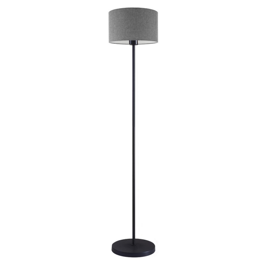 LED-golvlampa TUNJA 1xE27/20W/230V Ø 30 cm svart/grå