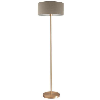 LED golvlampa TUNJA 1xE27/20W/230V Ø 38 cm guld/taupe