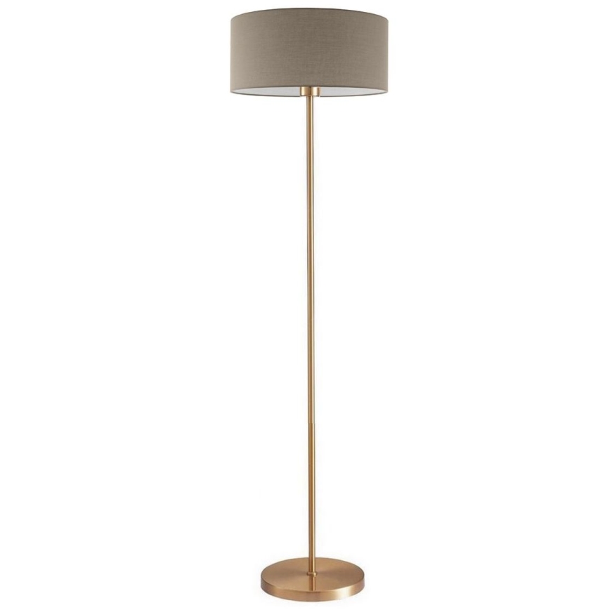 LED golvlampa TUNJA 1xE27/20W/230V Ø 38 cm guld/taupe