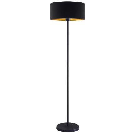 LED-golvlampa TUNJA 1xE27/20W/230V Ø 38 cm svart