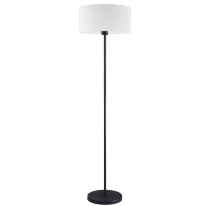 LED golvlampa TUNJA 1xE27/20W/230V Ø 38 cm svart/vit