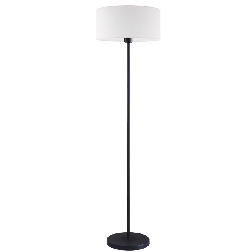 LED golvlampa TUNJA 1xE27/20W/230V Ø 38 cm svart/vit