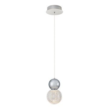 LED Hängande lampa CREMONA LED/5W/230V 3000K matt krom