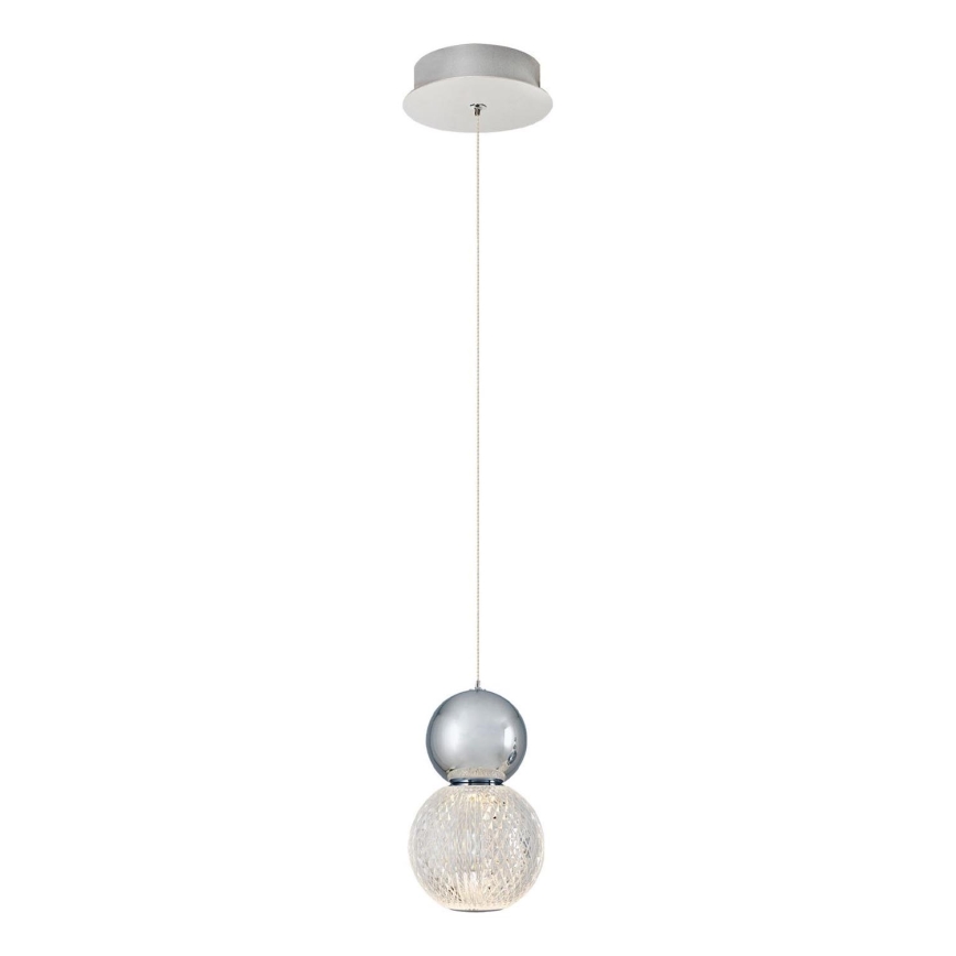 LED Hängande lampa CREMONA LED/5W/230V 3000K matt krom