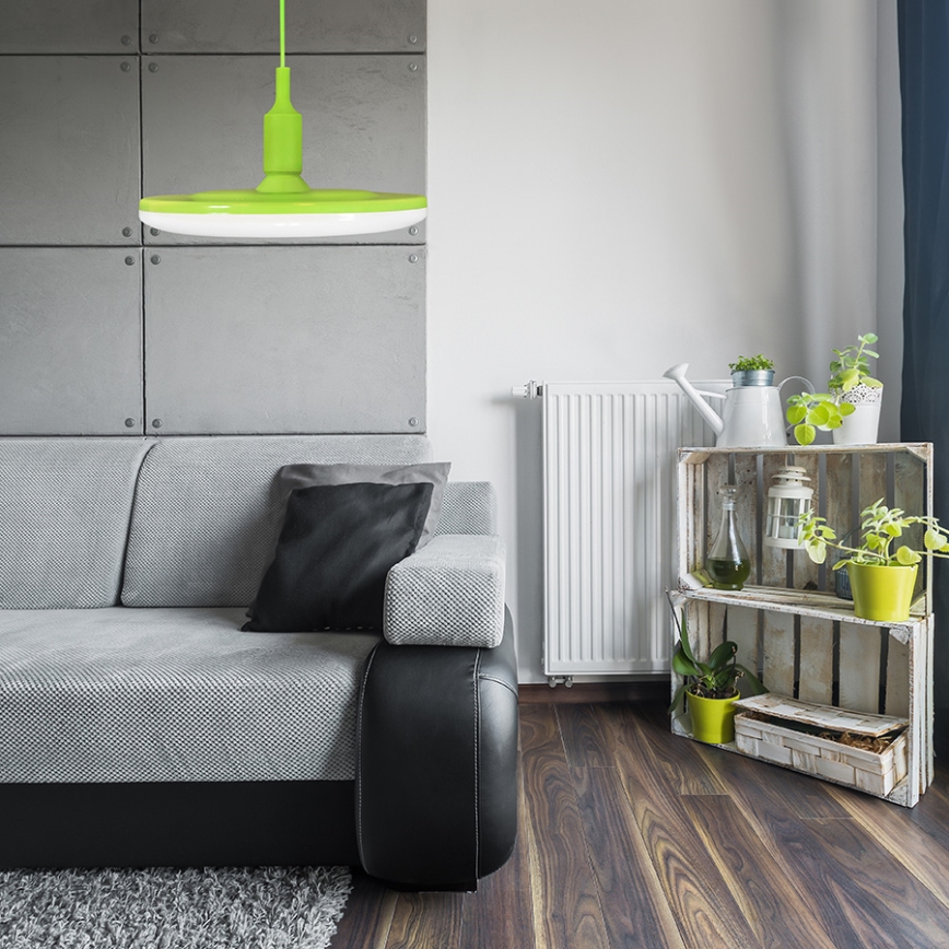 LED Hängande lampa KIKI 1xE27/10W/230V grön