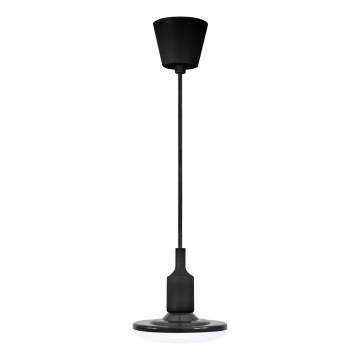 LED Hängande lampa KIKI 1xE27/10W/230V svart