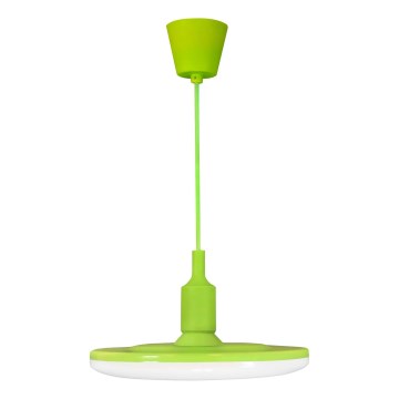 LED Hängande lampa KIKI 1xE27/15W/230V grön