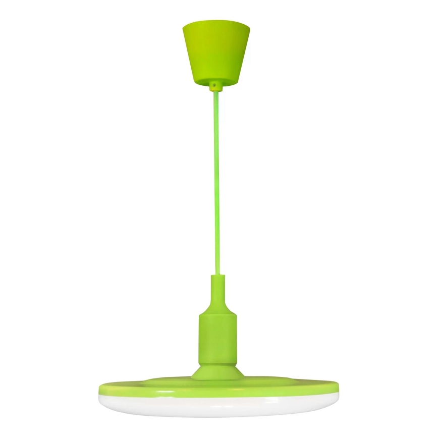 LED Hängande lampa KIKI 1xE27/15W/230V grön