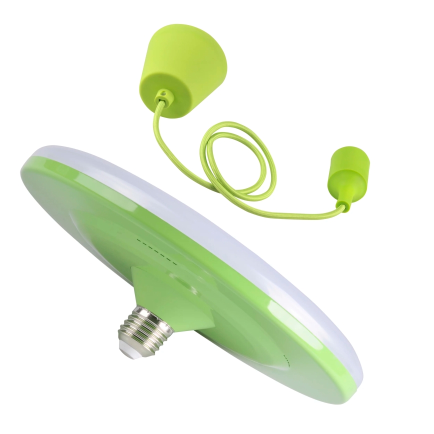 LED Hängande lampa KIKI 1xE27/15W/230V grön