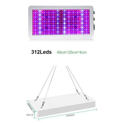 LED Hängande ljus för växande växter LED/36W/230V IP44
