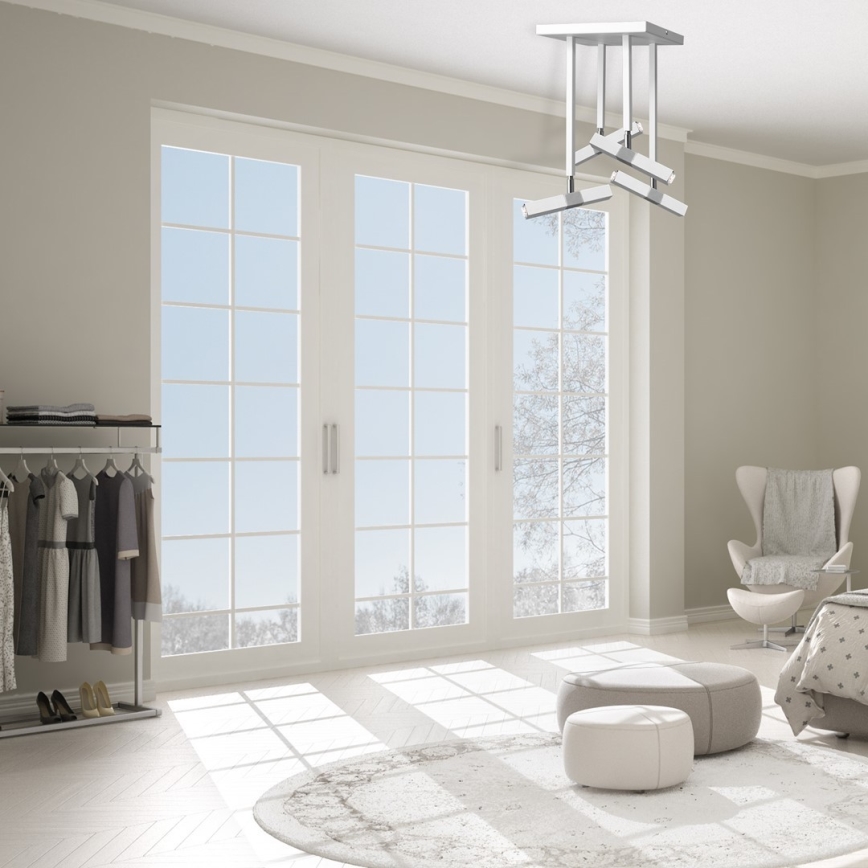 LED Hängande Ljuskrona CASTRO 4xG9/7W/230V
