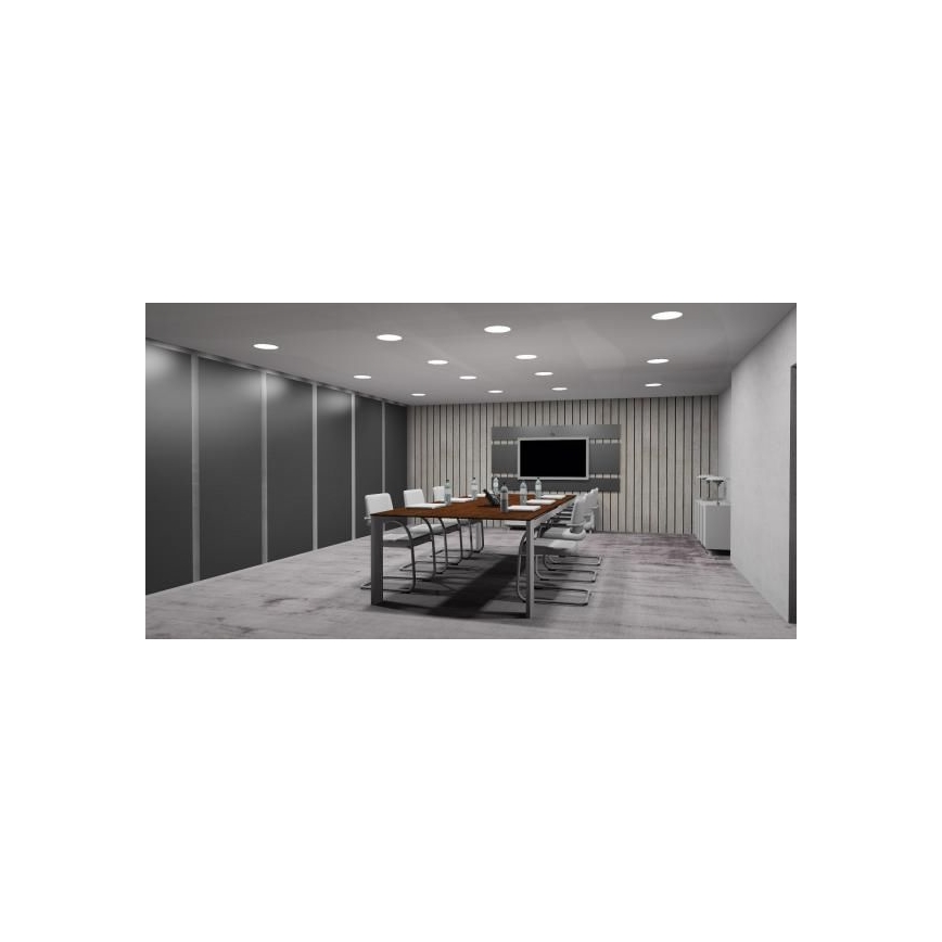 LED Hängande Takbelysning LED/18W/230V 4000K