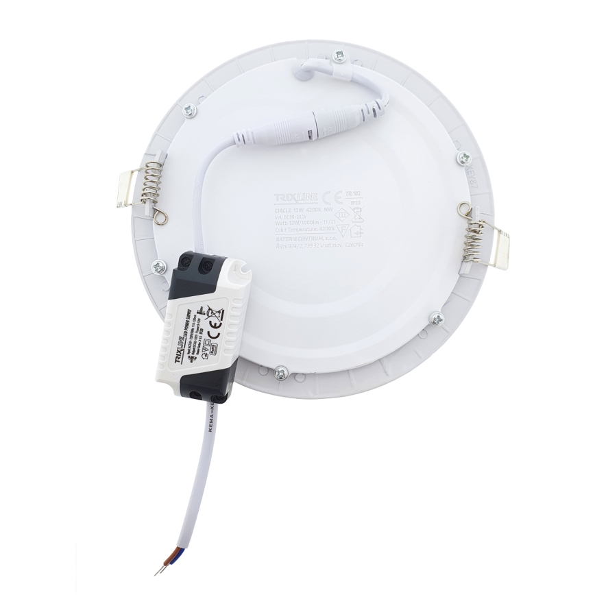 LED Hängande Takbelysning ROUND LED/12W/230V 4200K