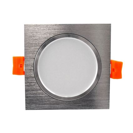 LED Hängande Takbelysning VENUS LED/7W/230V silver kantig