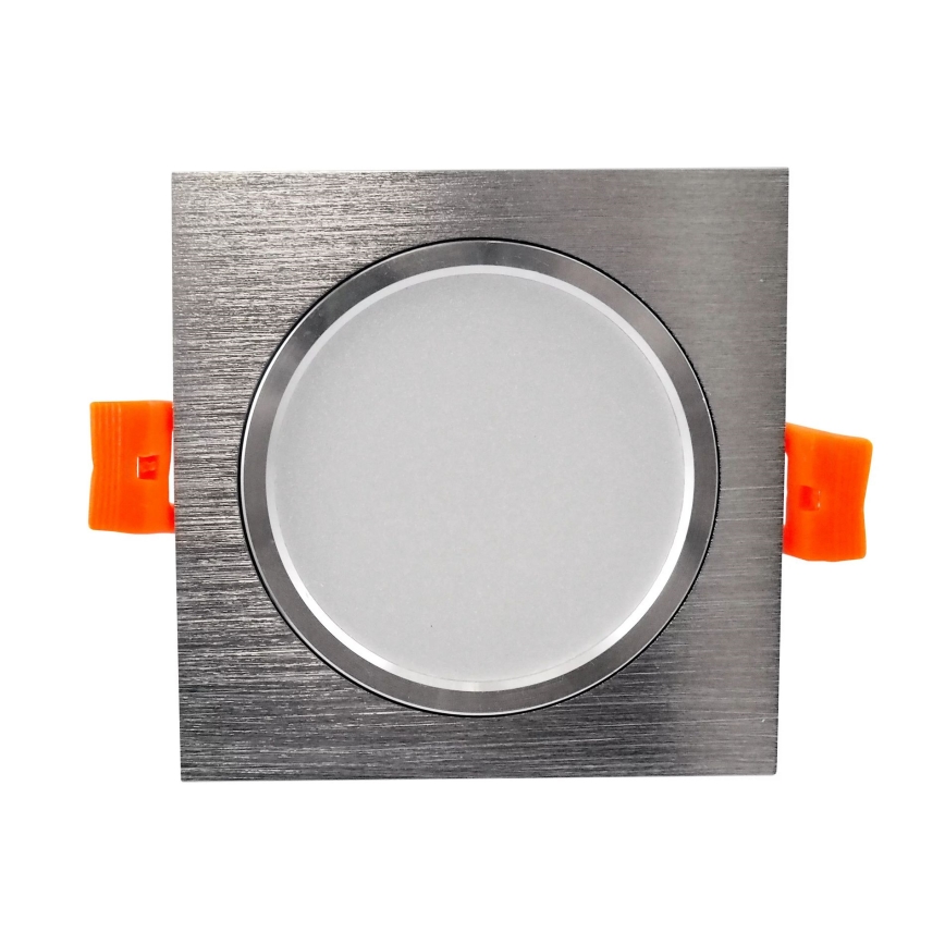 LED Hängande Takbelysning VENUS LED/7W/230V silver kantig
