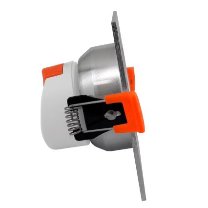 LED Hängande Takbelysning VENUS LED/7W/230V silver kantig