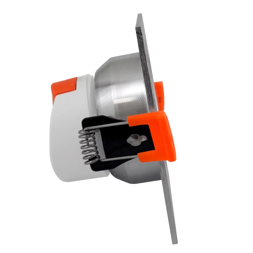 LED Hängande Takbelysning VENUS LED/7W/230V silver kantig