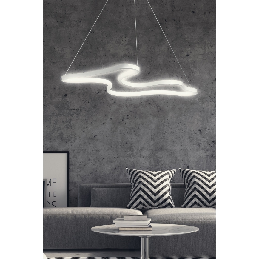 LED Hänglampa ARTISAN LED/36W/230V 6500K vit
