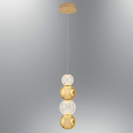 LED Hänglampa CREMONA LED/7W/230V 3000K gyllene