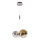 LED hänglampa ENNA 3xG9/5W/230V 3000K rök/guld