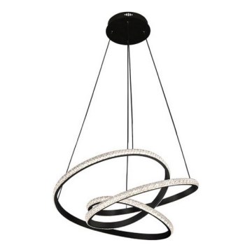 LED-hänglampa på vajer, dimbar, LED/90W/230V 3000-6500K Ø 47 cm + fjärrkontroll