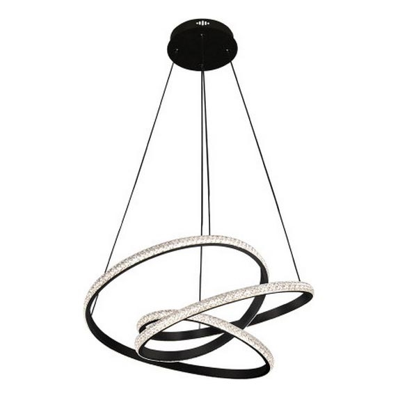 LED-hänglampa på vajer, dimbar, LED/90W/230V 3000-6500K Ø 47 cm + fjärrkontroll