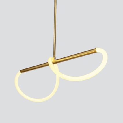 LED Hänglampa SUPREME LED/18W/230V 80 cm Guld