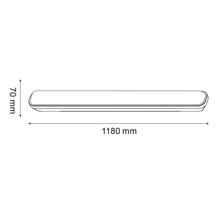 LED Heavy-duty lysrör LED/20W/230V IP65