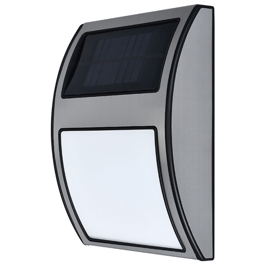 LED husnummer med solceller LED/3x0,1W/2,4V 1200 mAh IP44