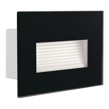 LED Inbygd lampa  GLASI LED/3W/230V 4000K IP44 svart