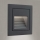 LED Inbyggd lampa LORO LED/2W/230V IP65 antracit