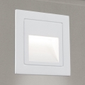 LED Inbyggd lampa LORO LED/2W/230V IP65 vit